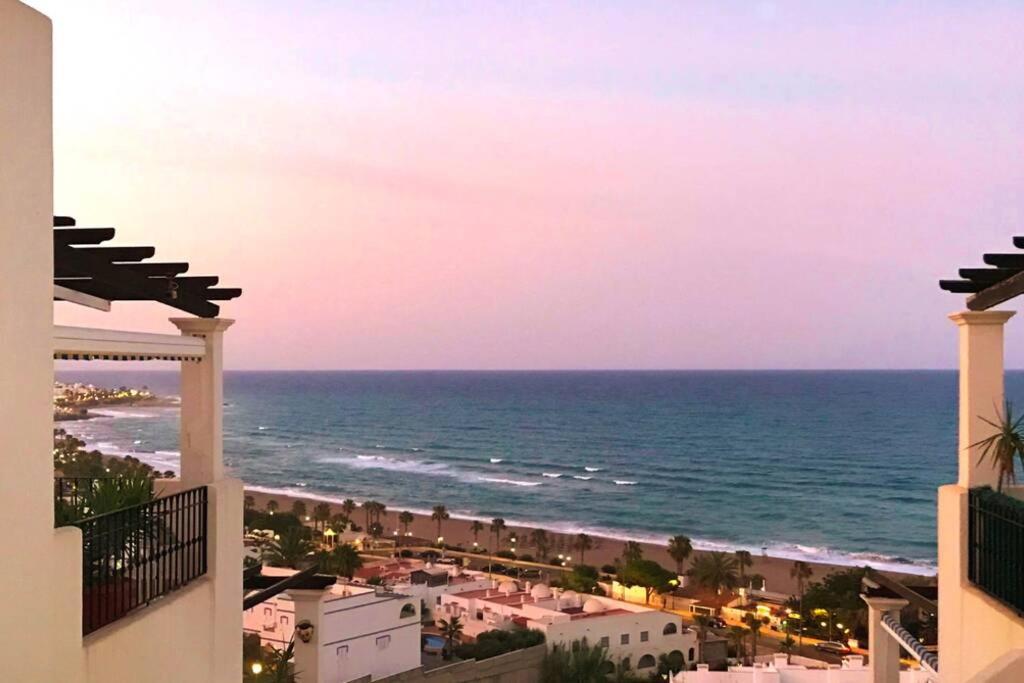 Penthouse With Large Terrace And Roof Solarium, With Amazing Sea Views Apartment Mojácar Exterior photo